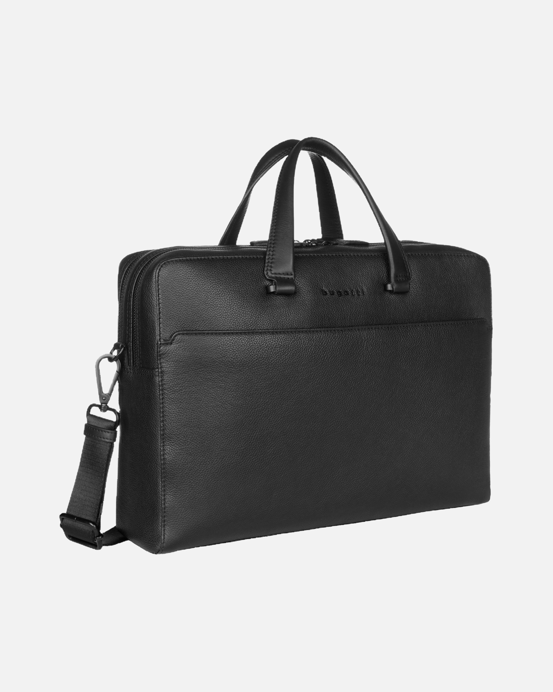 Laptoptasche für Männlich Bugatti Aktentasche Black Briefcase Large Black