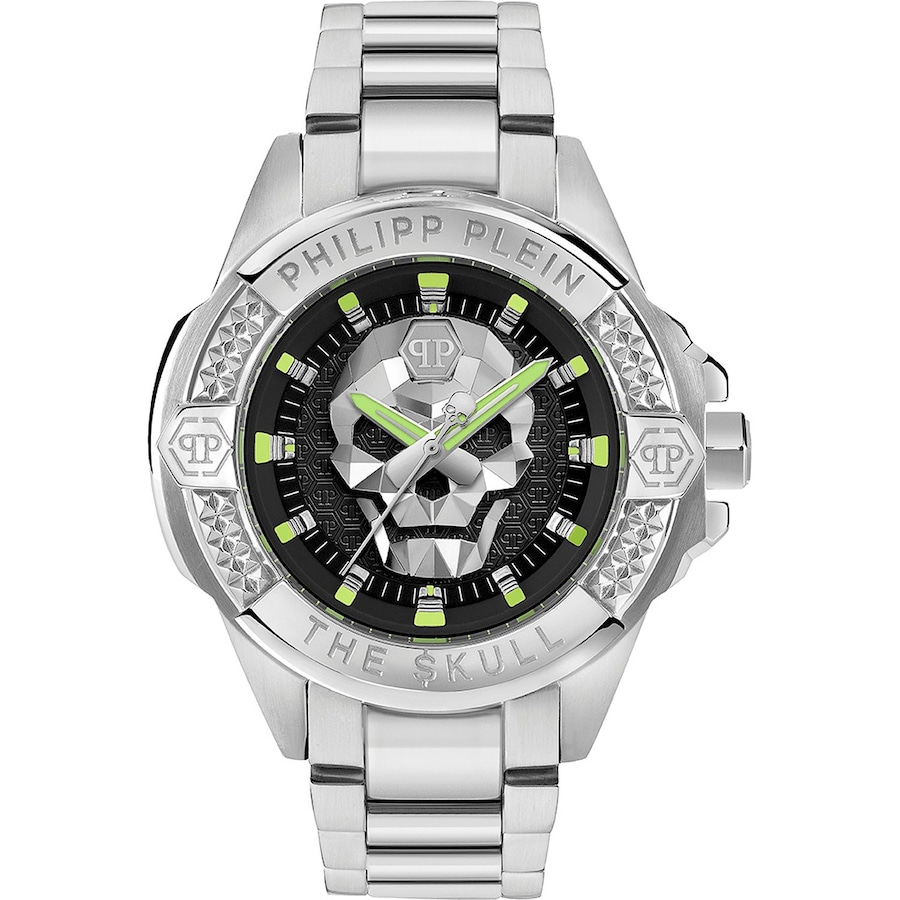 PHILIPP PLEIN Herrenuhr Edelstahl schwarz, silber Herren