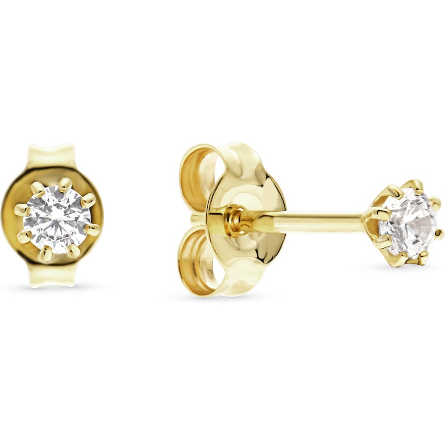 FAVS Ohrstecker 375er Gelbgold One Size Damen