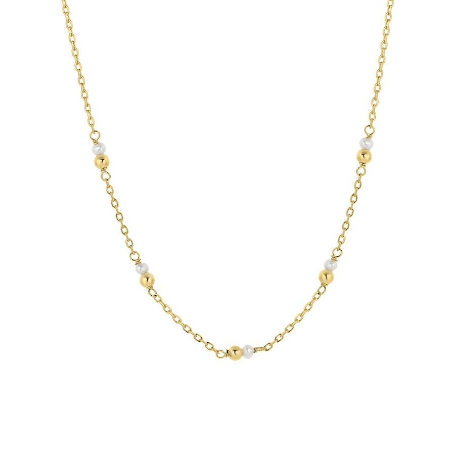 Lucardi Halskette 925 Silber Gold - 43.0 Damen