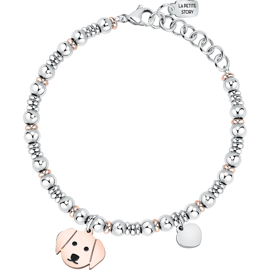 La Petite Story Armband Edelstahl, Emaille One Size Damen