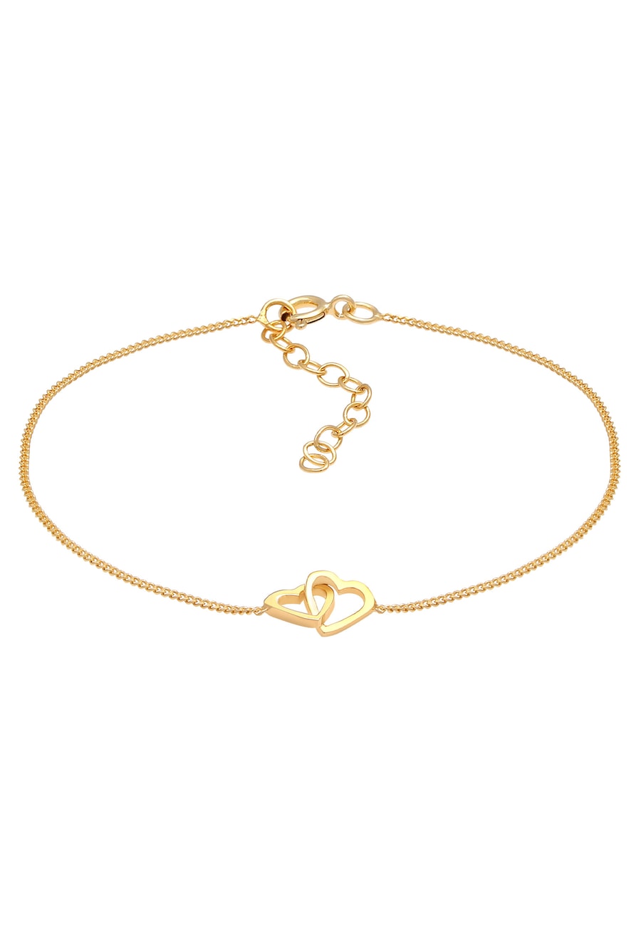 Elli Herz Anhänger Liebe Verbunden 925 Silber 16 Damen