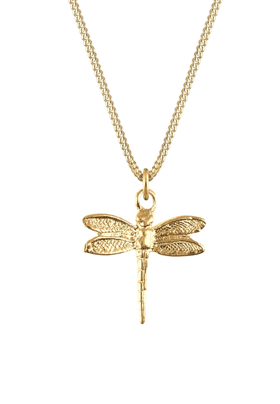 Elli Libelle Panzerkette Tier Trend 925 Sterling Silber 45 Damen