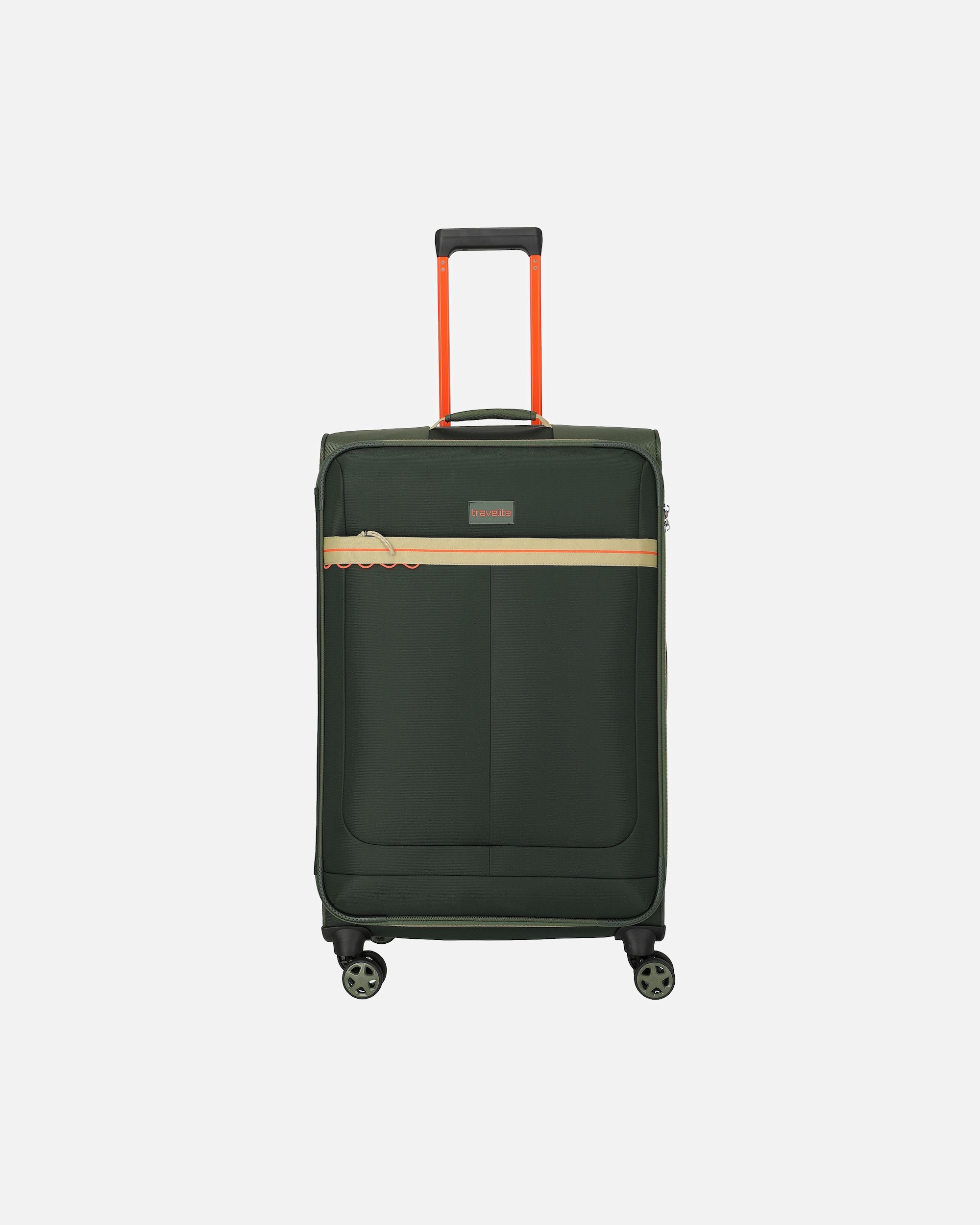 Trolley für Männlich Travelite Color Craze 4 Rollen Trolley L 77 cm oliv