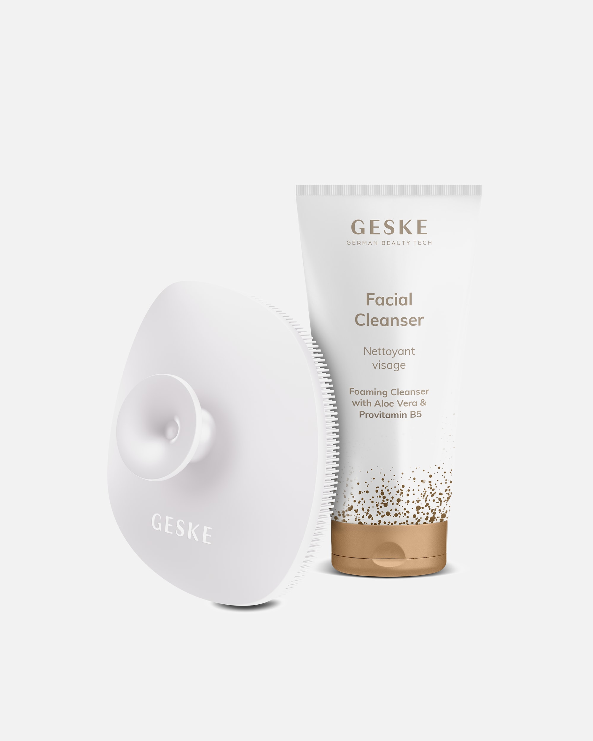 Gesichtspflegeset für Unisex GESKE SmartAppGuided™ Facial Brush 4 in 1 inkl. Facial Cleanser Starlight