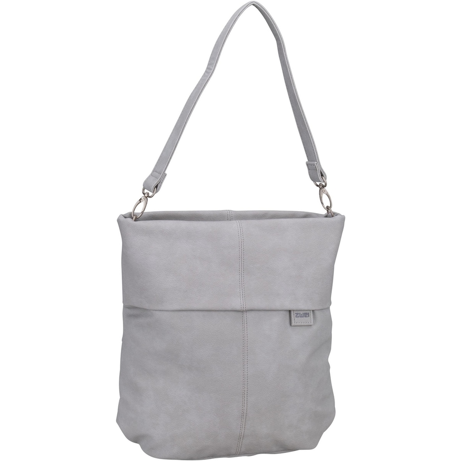 ZWEI Handtasche Mademoiselle M12 Nubuk/Ice Grau Damen