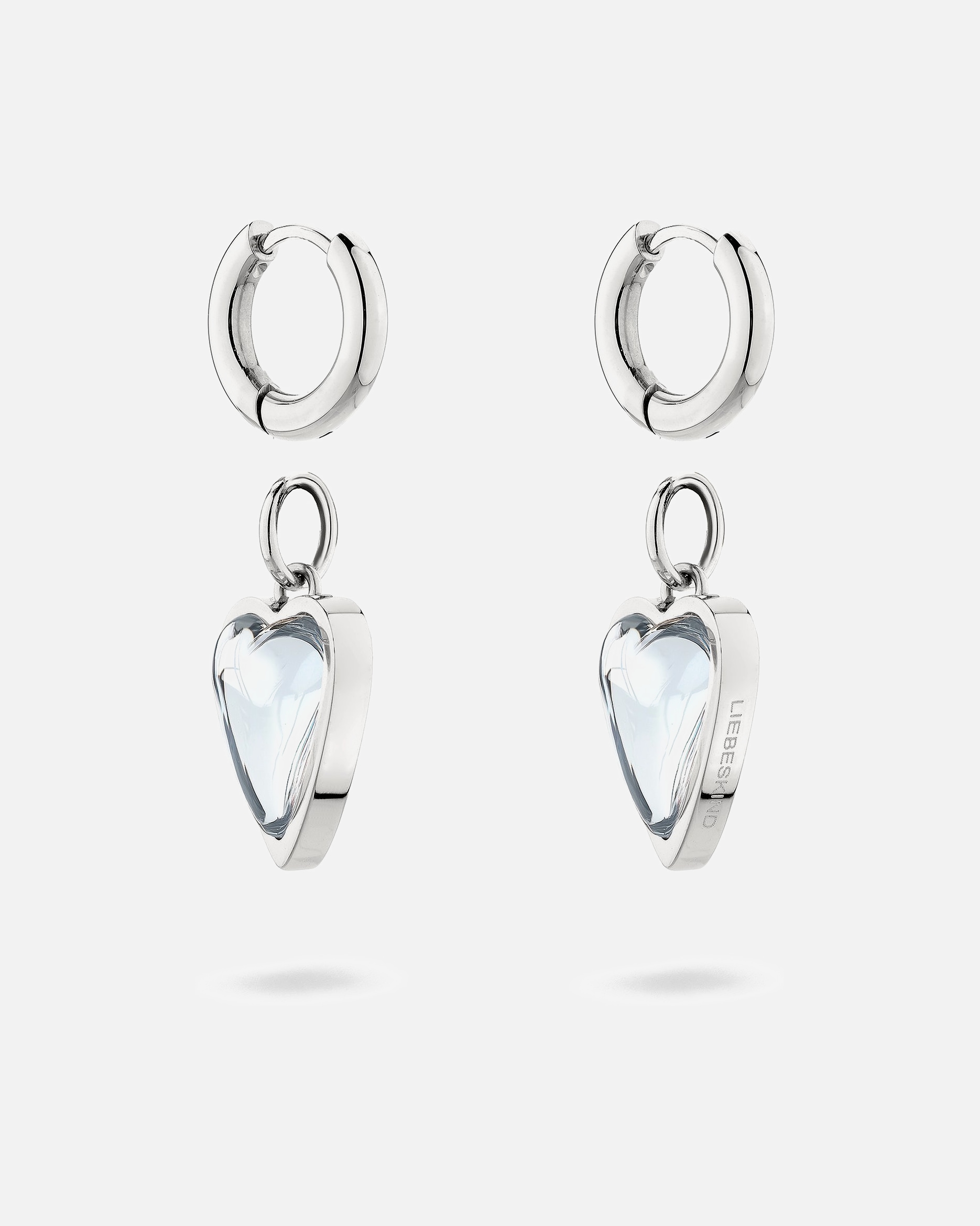 Ohrringe für Weiblich Liebeskind Ohrstecker Edelstahl silber