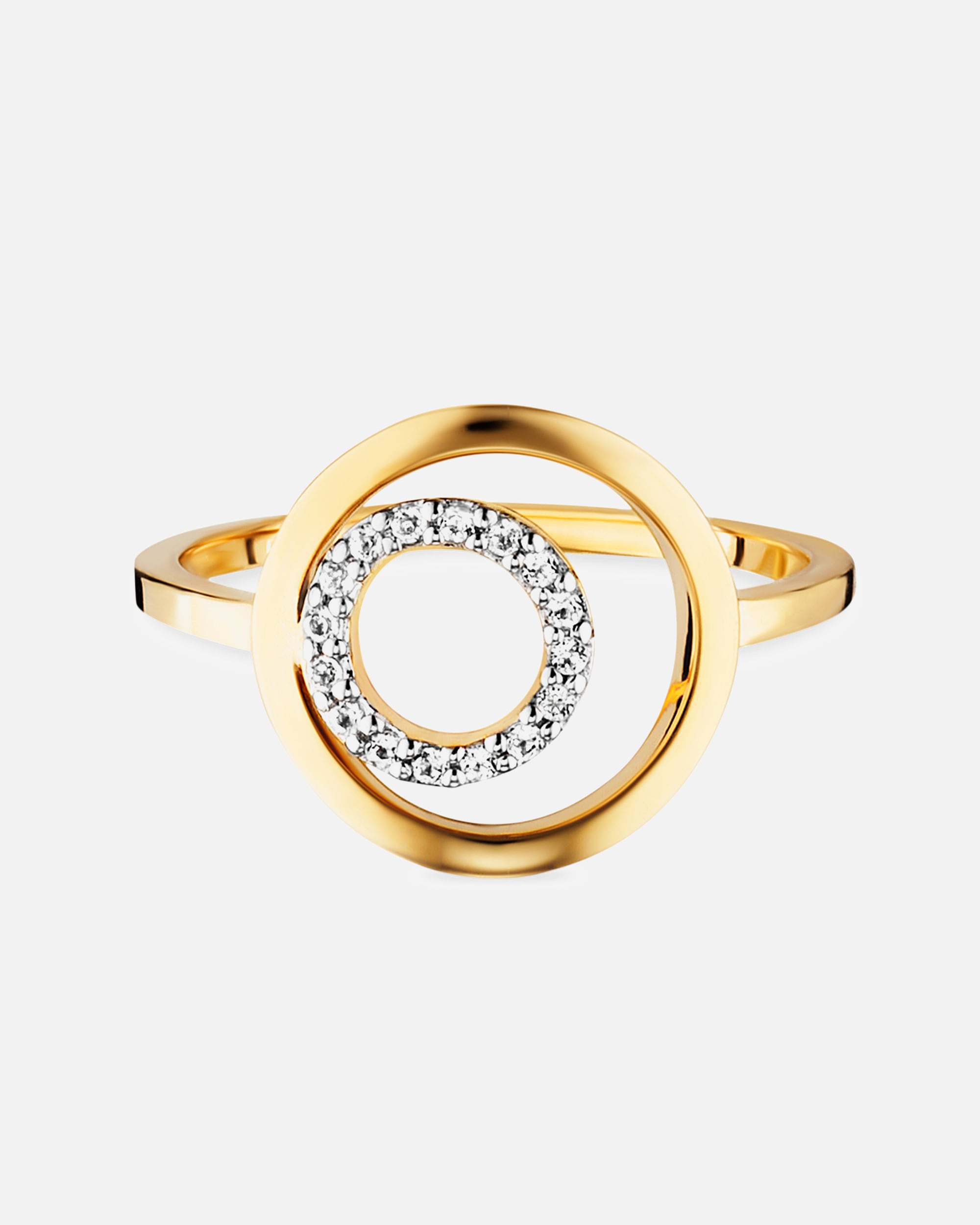 Ring für Weiblich caï Ring 925/- Sterling Silber Weißtopas weiß 0,08ct. 056 (17,8)