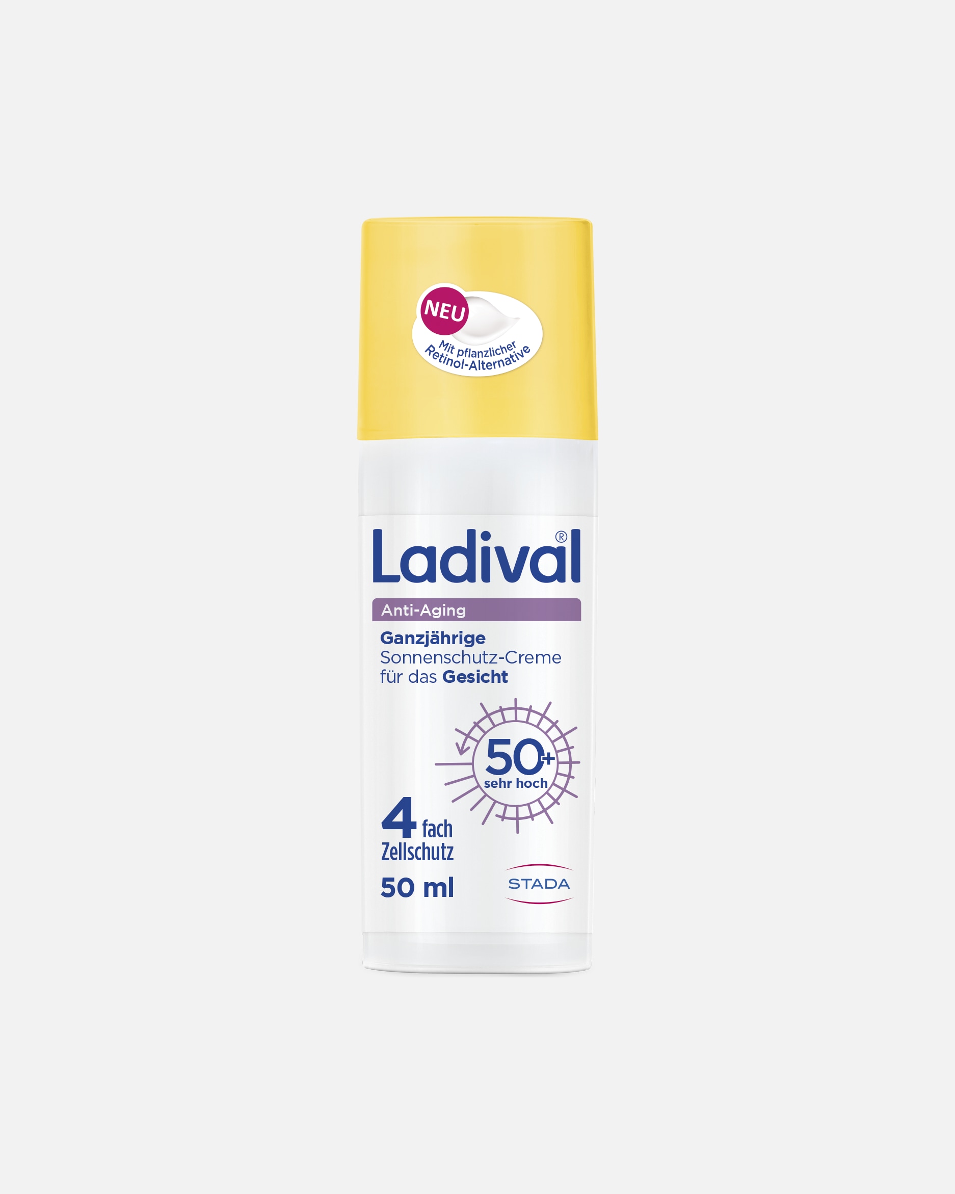 Sonnencreme für Unisex Ladival Anti-Aging Sonnenschutz-Creme LSF 50+ 50 ml