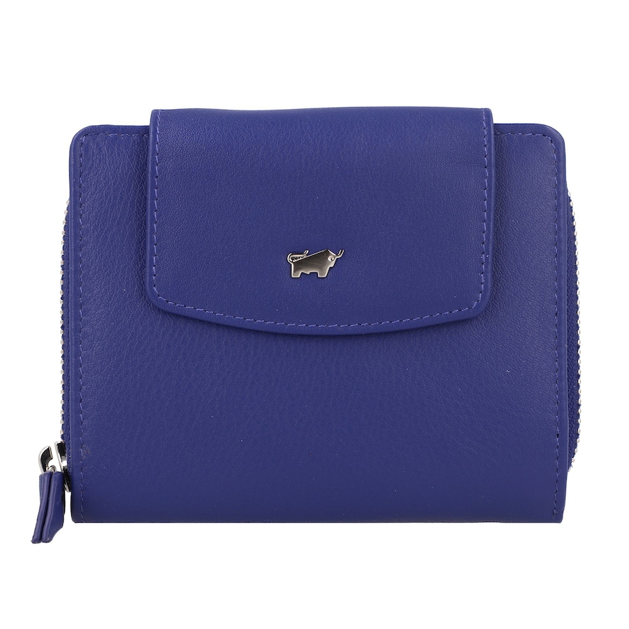Braun Büffel Joy Geldbörse RFID Schutz Leder 12 cm indigo violet Blau Damen