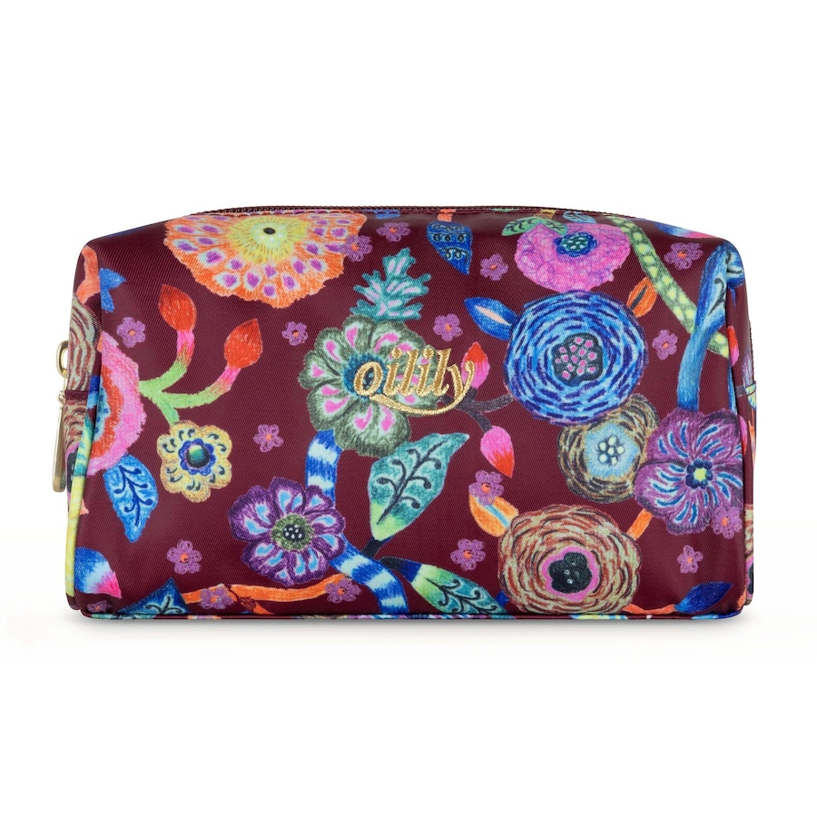 Oilily Pieternella stripe Kulturbeutel tawny port Braun Damen