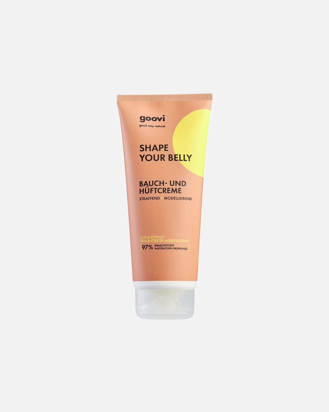 Bodylotion für Weiblich goovi Shape Your Belly Creme für Bauch und Hüften 200 ml