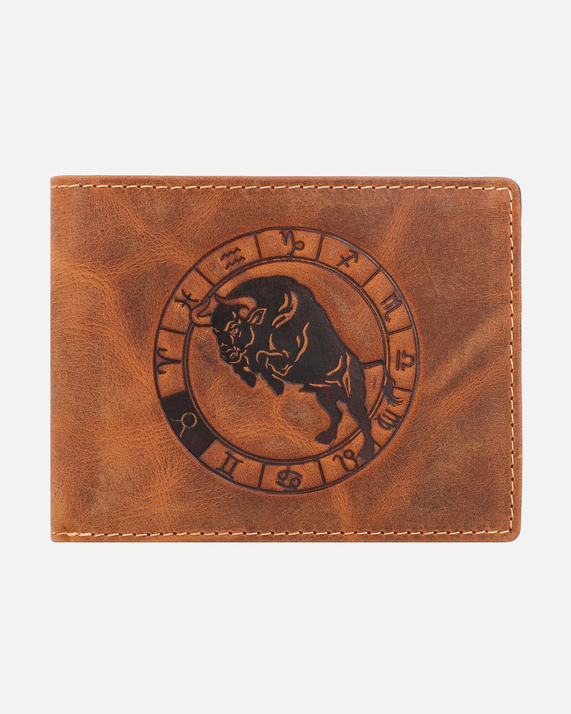 Portemonnaie für Männlich Greenburry Vintage Herrengeldbörse stier