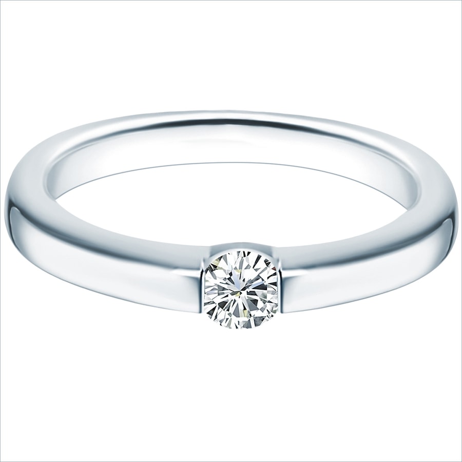 Trilani Ring aus Sterling Silber in silber mit Zirkonia 58 Damen