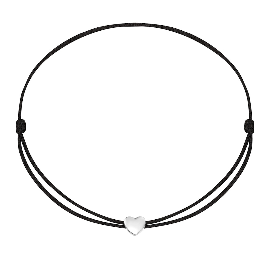 Rafaela Donata Armband Herz aus Sterling Silber in 15,0 - 22,0 cm, flexibel einstellbar Damen