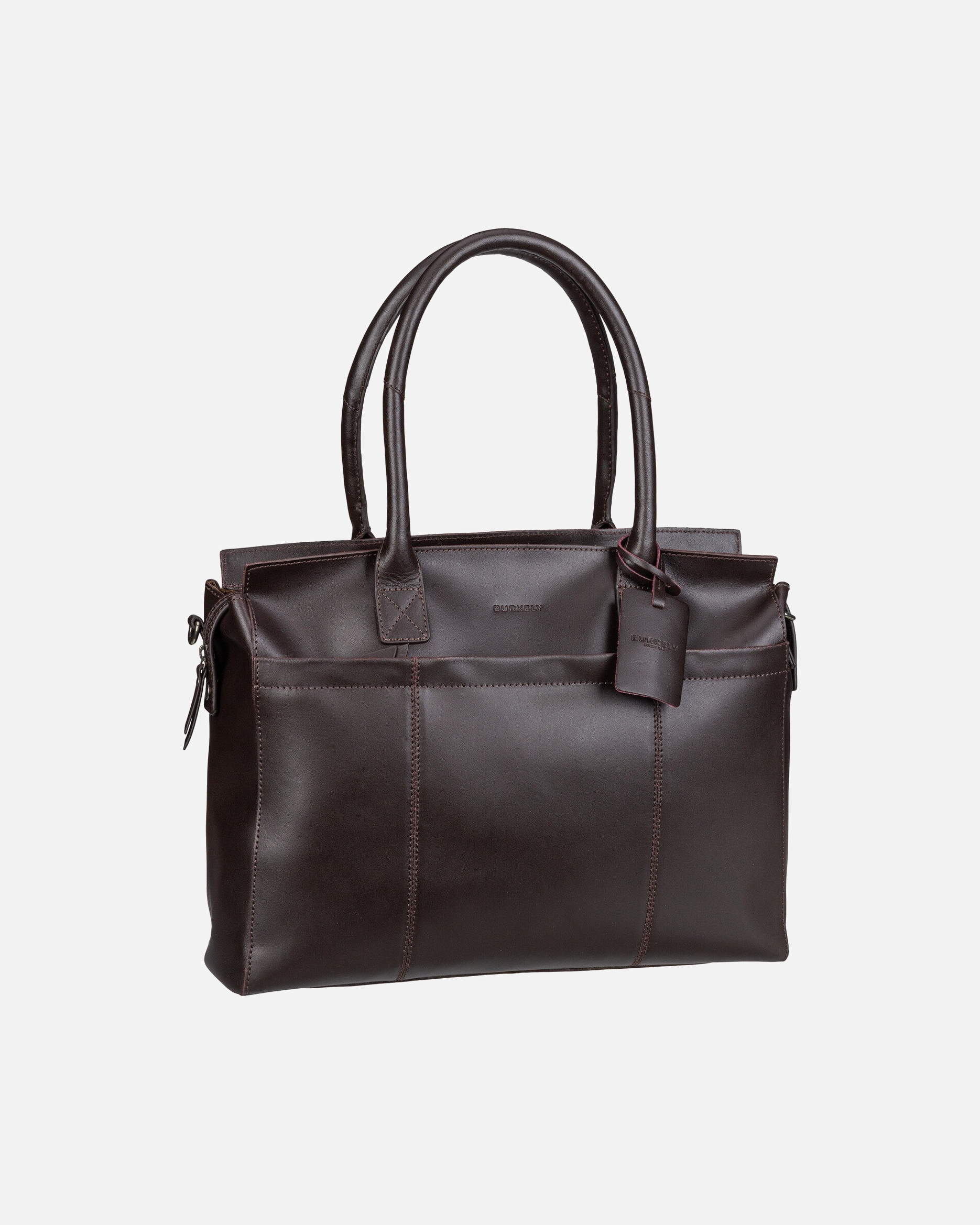 Laptoptasche für Weiblich Burkely Aktentasche Vintage Doris Laptopbag 15.6'' Dark Brown