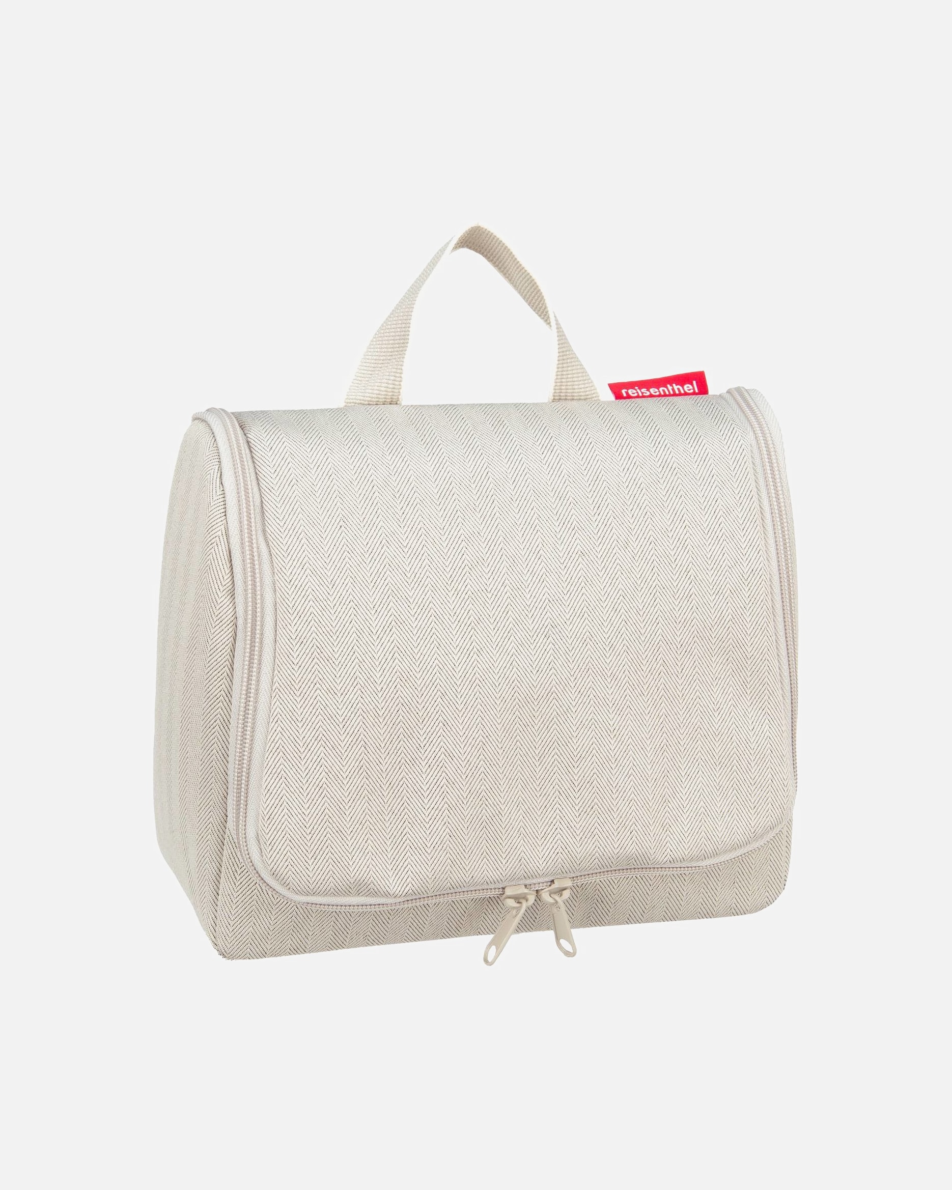 Kulturtasche für Weiblich Reisenthel Kulturbeutel toiletbag L Herringbone Sand