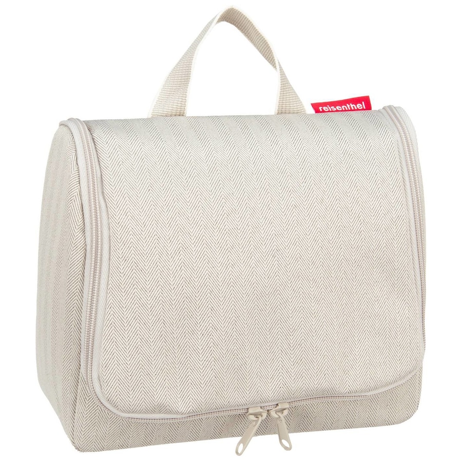 Reisenthel Kulturbeutel toiletbag L Herringbone Sand Nude Damen