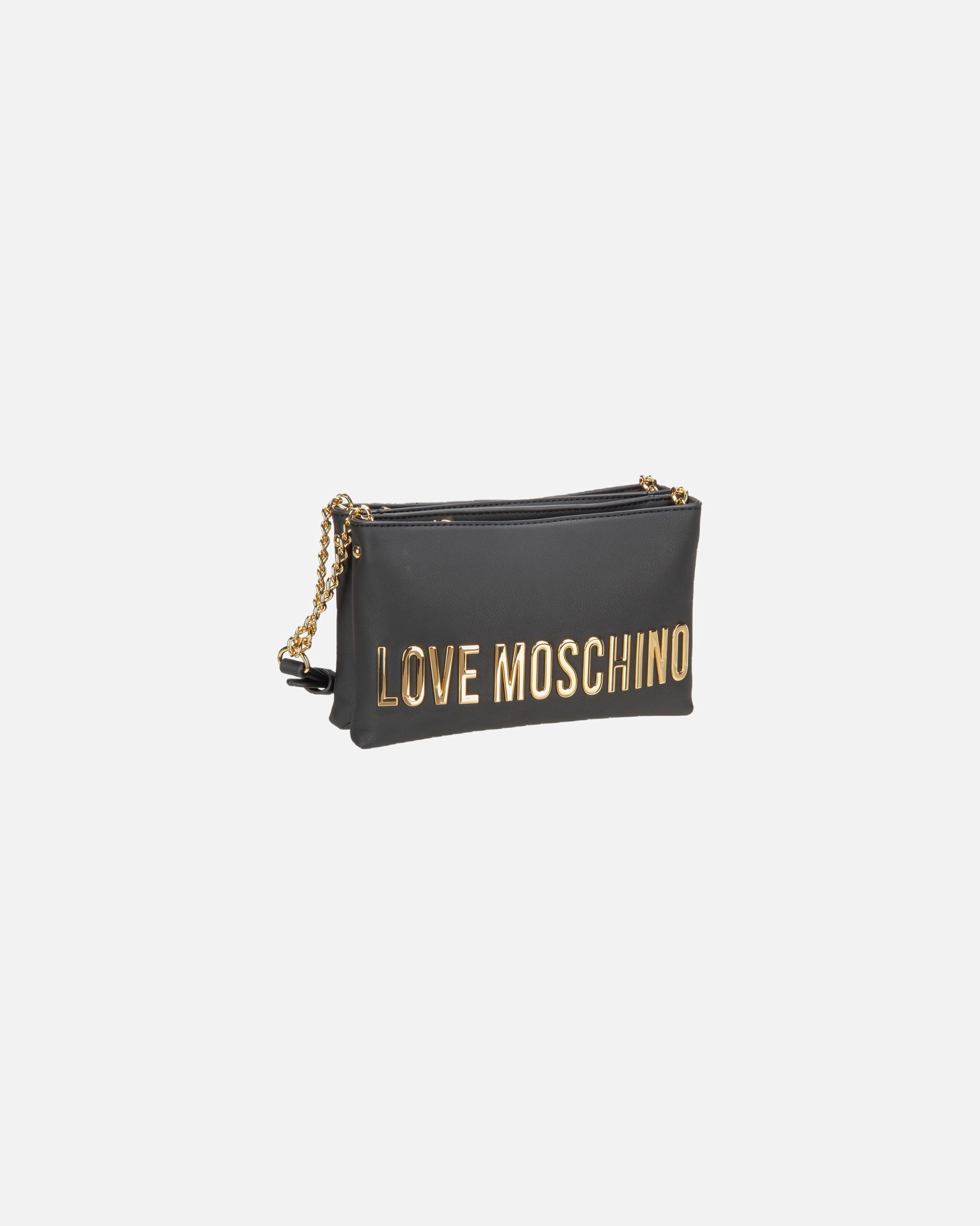 Umhängetasche für Weiblich Love Moschino Bold Love Umhängetasche Black/Gold