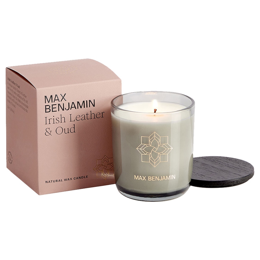 Max Benjamin Luxusduftkerze Irish Leather & Oud 210 g