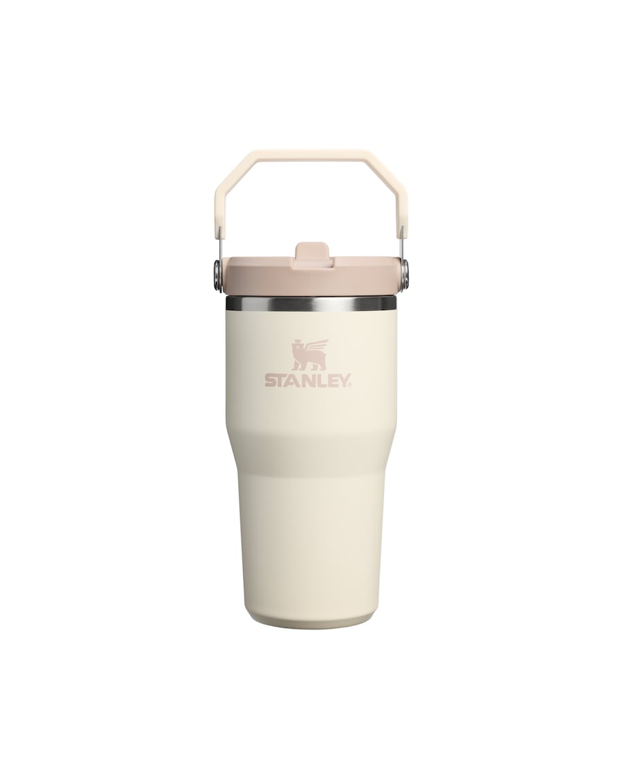 Stanley 1913 Thermobecher - 0,89L ICEFLOW FLIP STRAW BOTTLE 2.0 Cream Silber