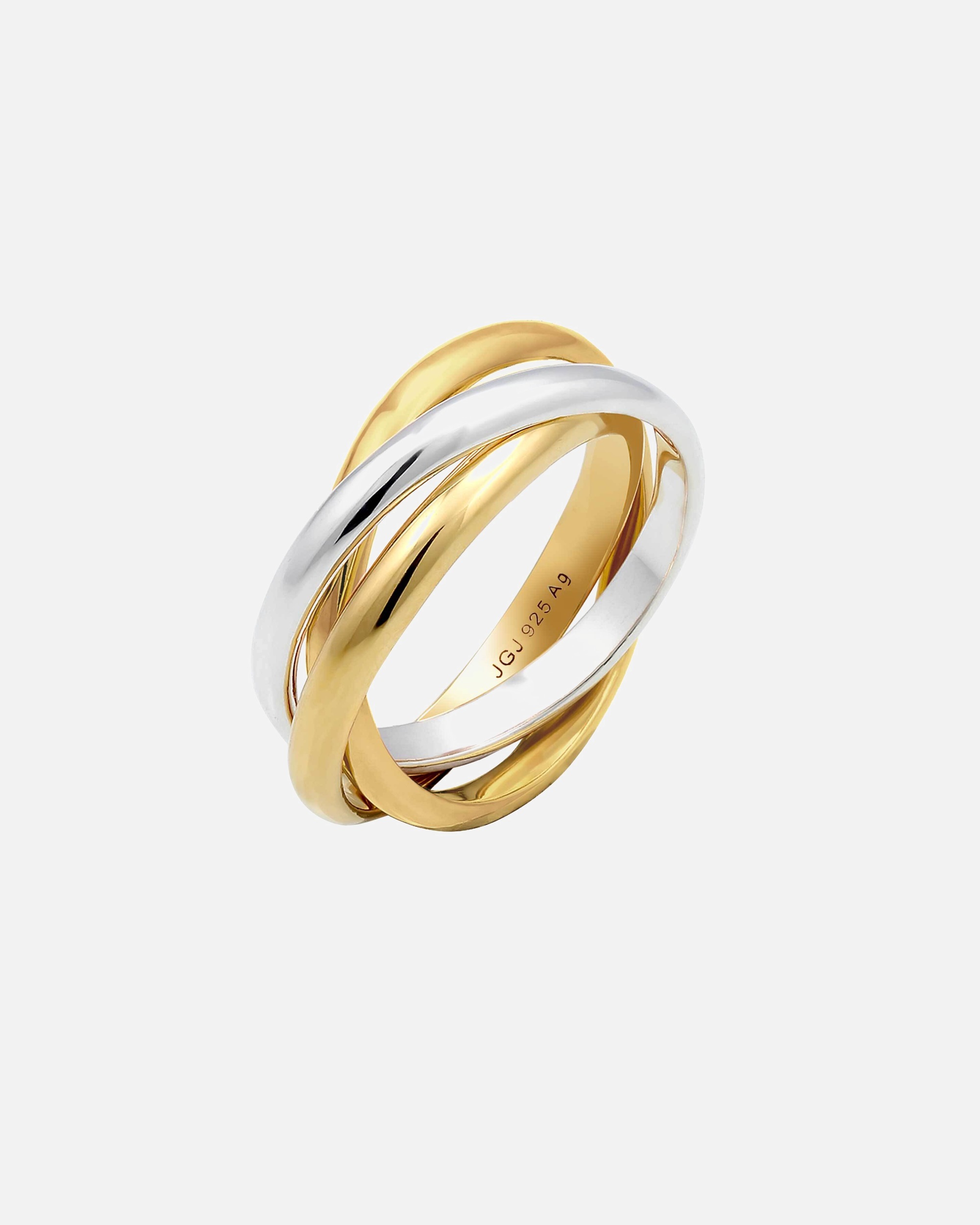 Ring für Weiblich Elli Basic Wickelring Klassisches Design 925 Silber 54
