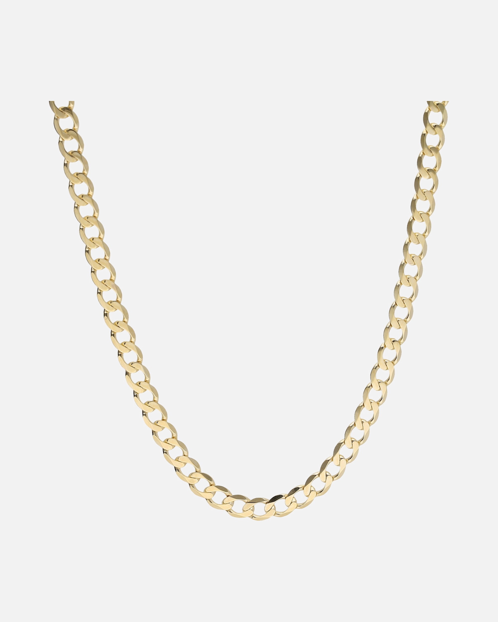 Halskette für Weiblich Luigi Merano Kette Panzerkette, massiv, Gold 585 50 cm