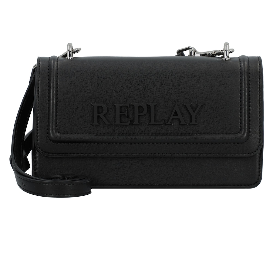Replay Umhängetasche black Schwarz Damen
