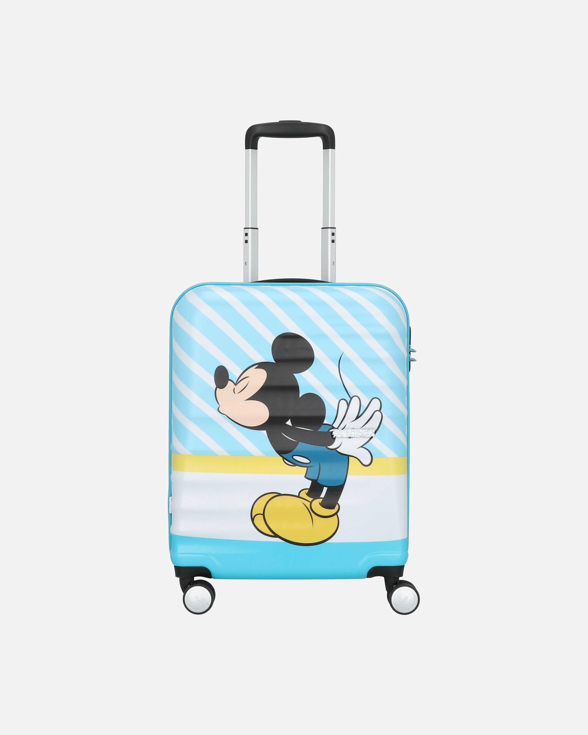Handgepäckkoffer für Männlich American Tourister Wavebreaker Disney 4-Rollen Kabinentrolley 55 cm mickey blue kiss