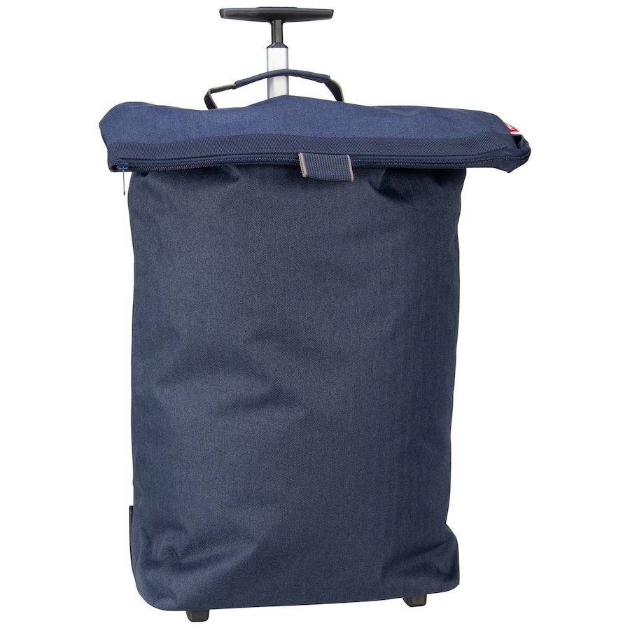 Reisenthel Einkaufstasche trolley M Herringbone Dark Blue Schwarz Damen