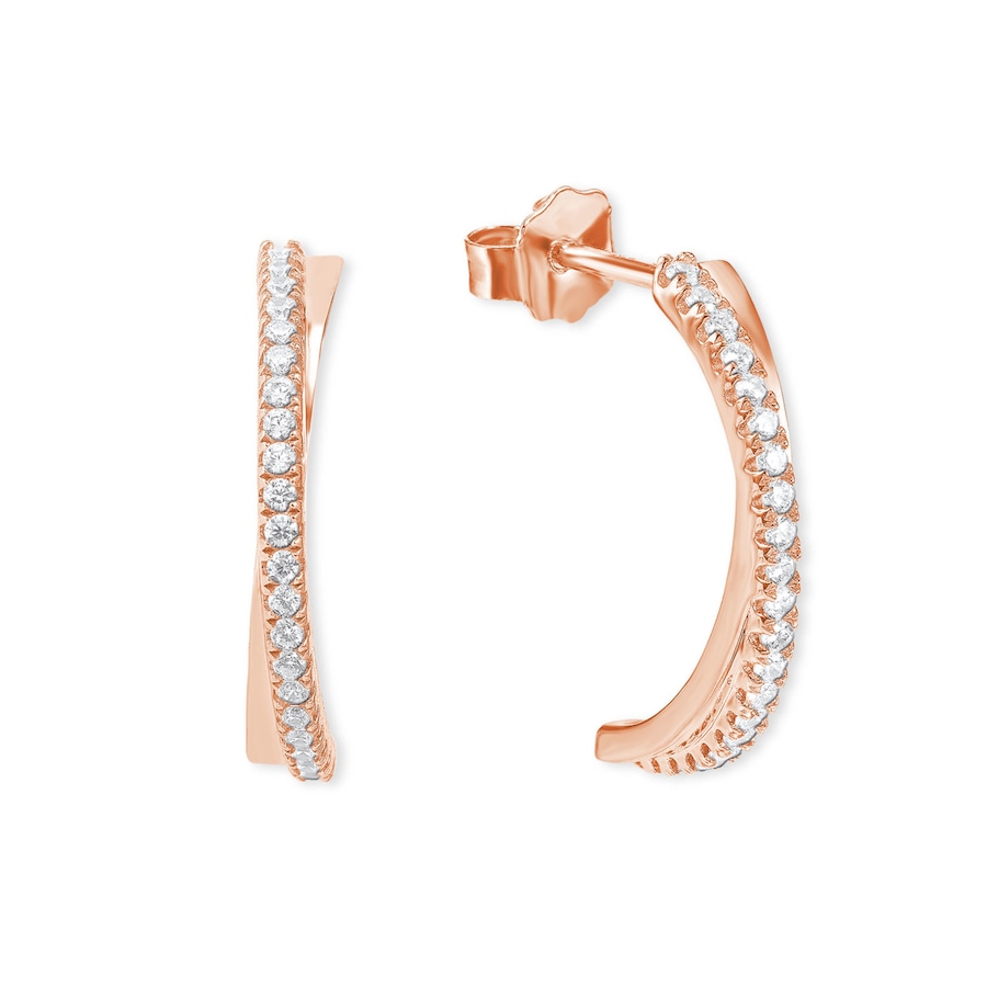 amor Creolen Roségold Damen