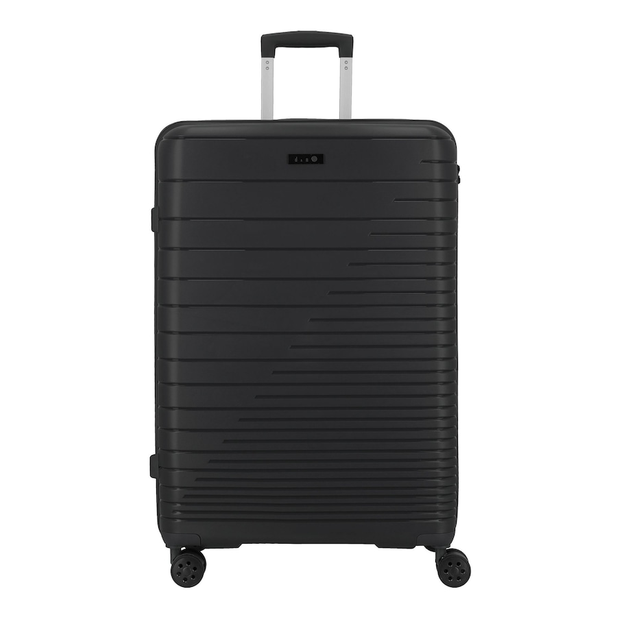 d & n Travel Line 4600 4 Rollen Trolley L 75 cm black Schwarz Herren
