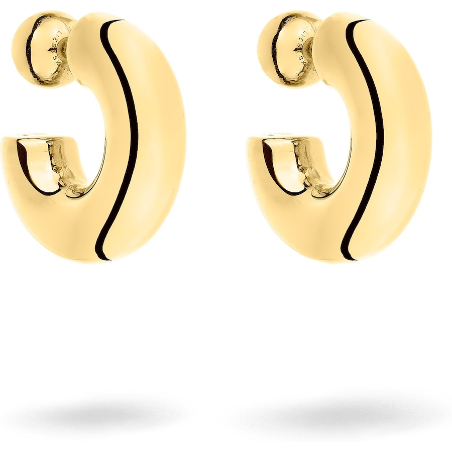 Liebeskind Creolen Edelstahl gold Damen