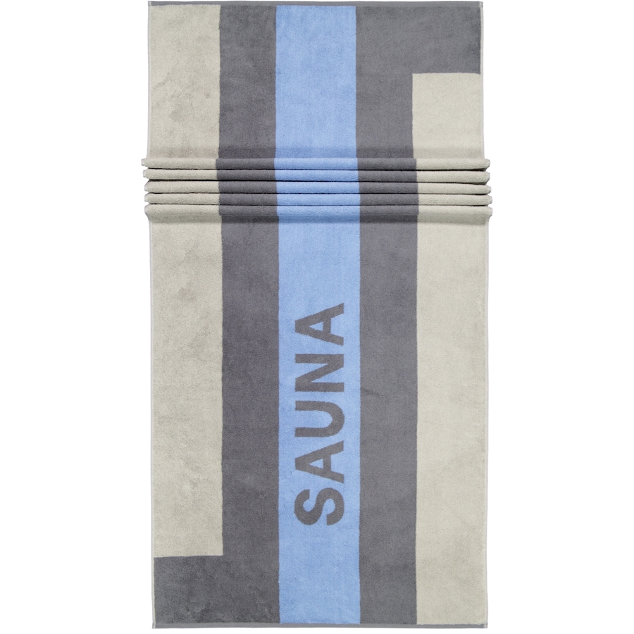 Cawö Saunatücher Sauna 232 sky - 17 Saunatuch 80x200 cm