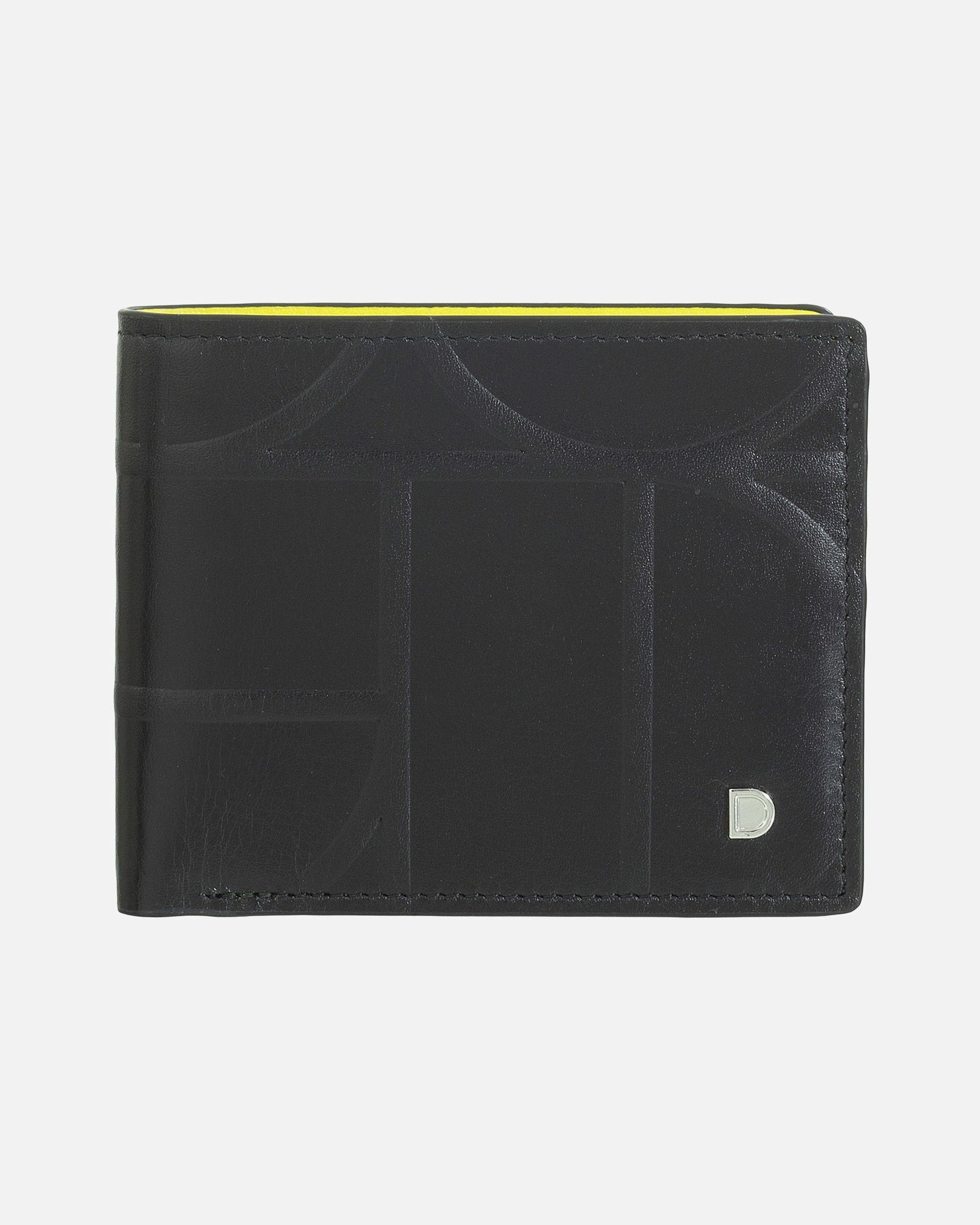Portemonnaie für Männlich DuDu Up! Herrengeldbörse black-bright yellow