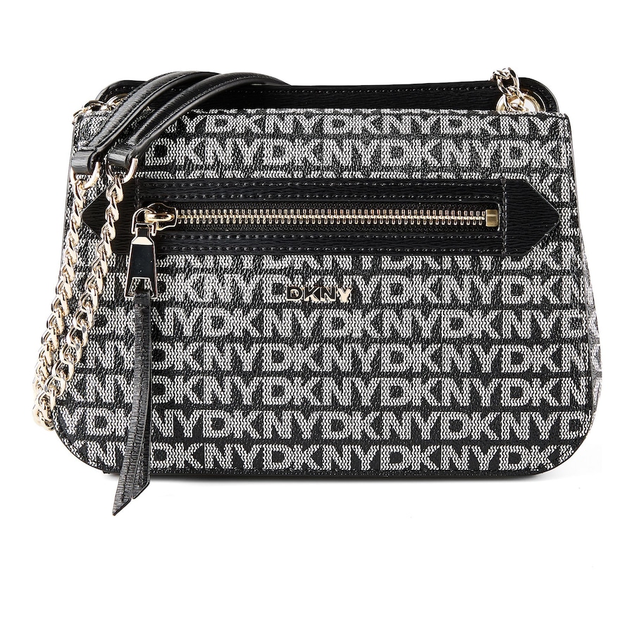 DKNY Bryant Schultertasche black logo- Schwarz Damen