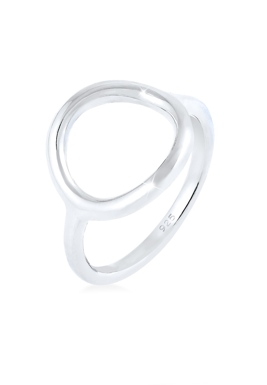 Elli Kreis Rund Geo Statement 925 Sterling Silber 52 Damen