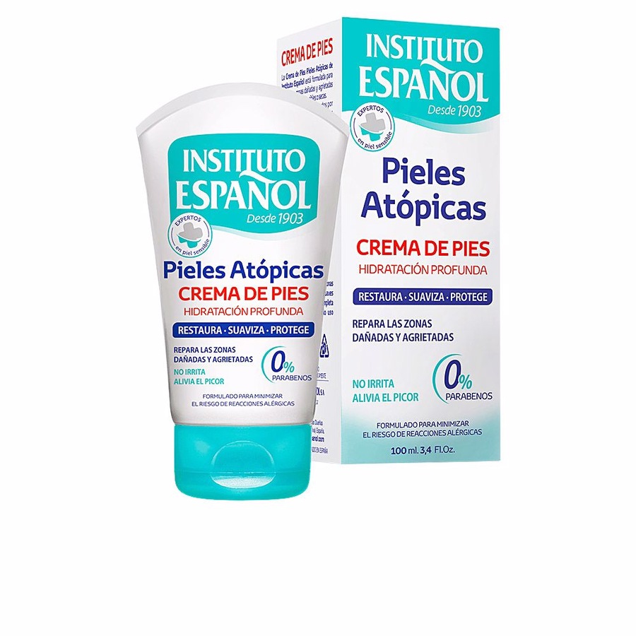 Instituto Español ATOPISCHE HAUT Feuchtigkeitsspendende und reparierende Fußcreme 100 ml