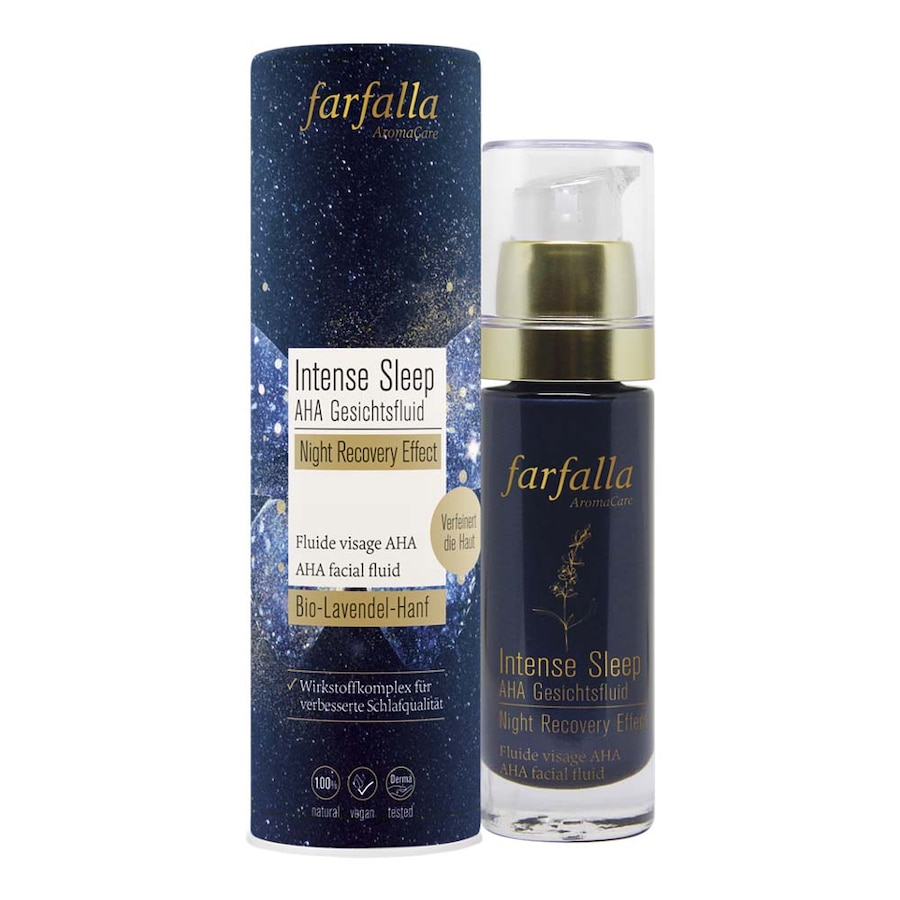 Farfalla Intense Sleep - AHA Gesichtsfluid Night Recovery Effect 30 ml