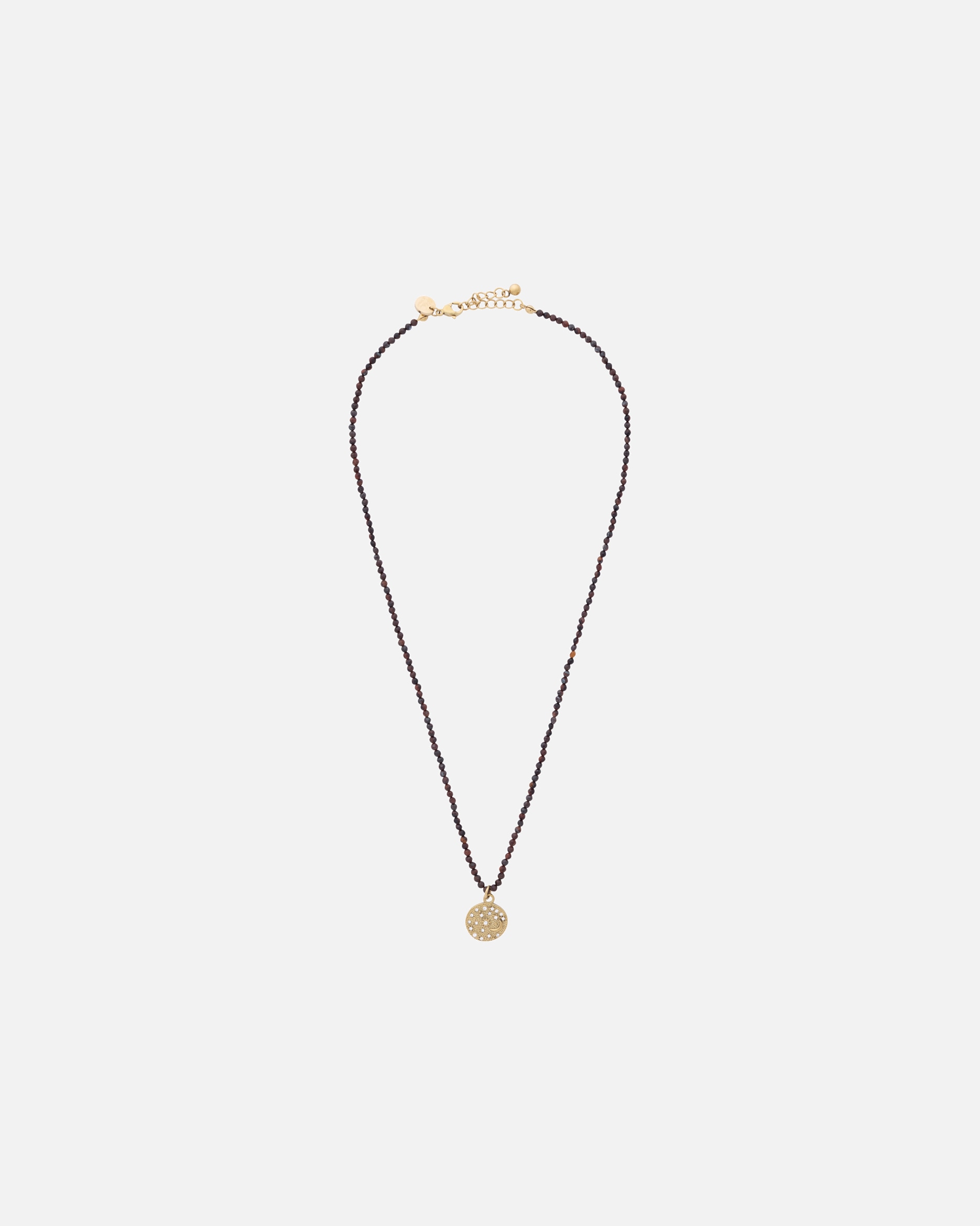Halskette für Weiblich A&C Oslo – Nordic Design Jewellery Default Brand Line Kette Mit Anhänger 'Steel - Miniature' gold