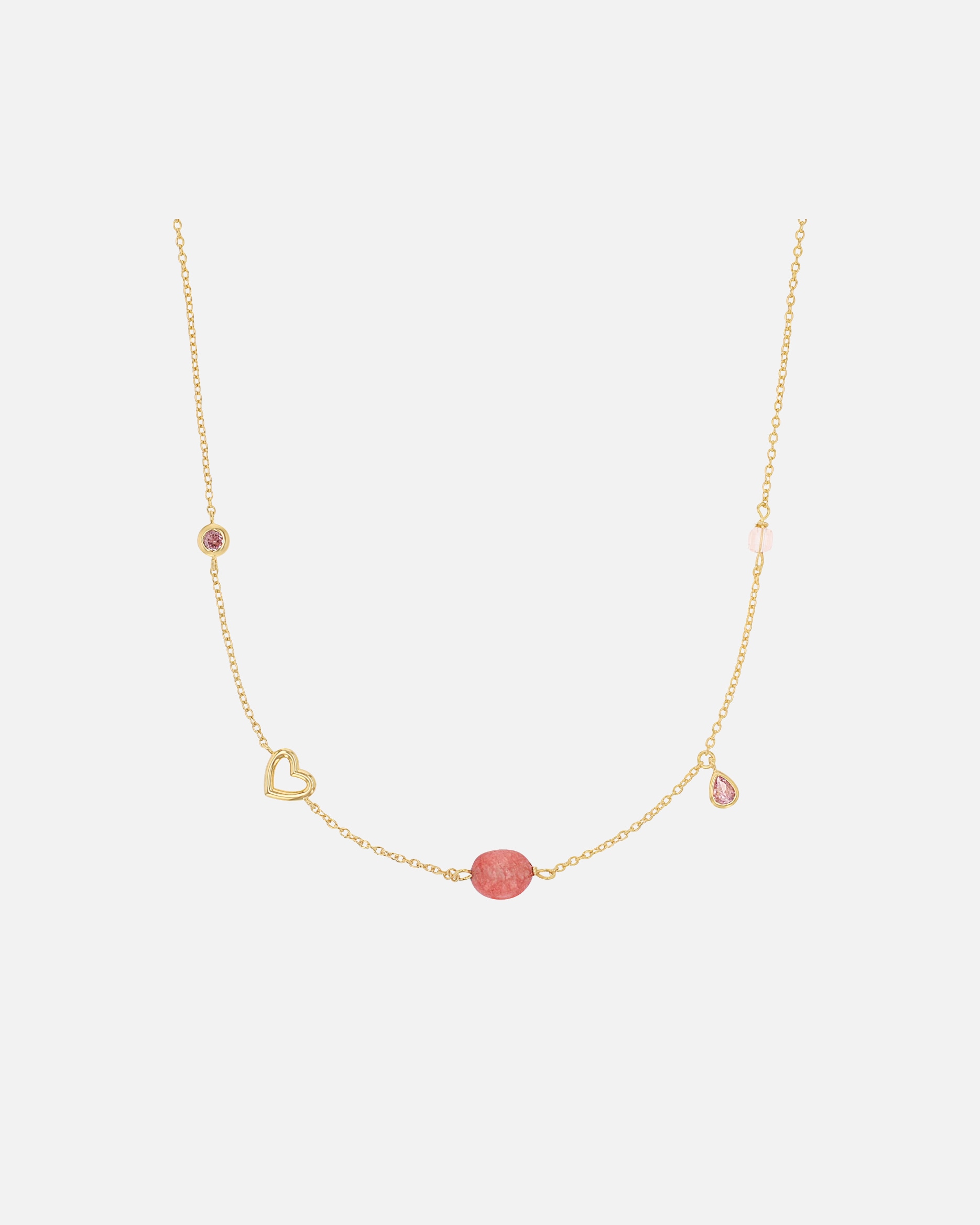 Halskette für Weiblich s.Oliver Kette mit Anhänger Gold