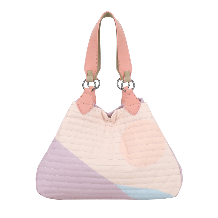 Fritzi aus Preußen Shopper Izzy Medium Limited Summer Dawn mit wunderschönem Print und soften Farben bunt / mehrere Grün Damen