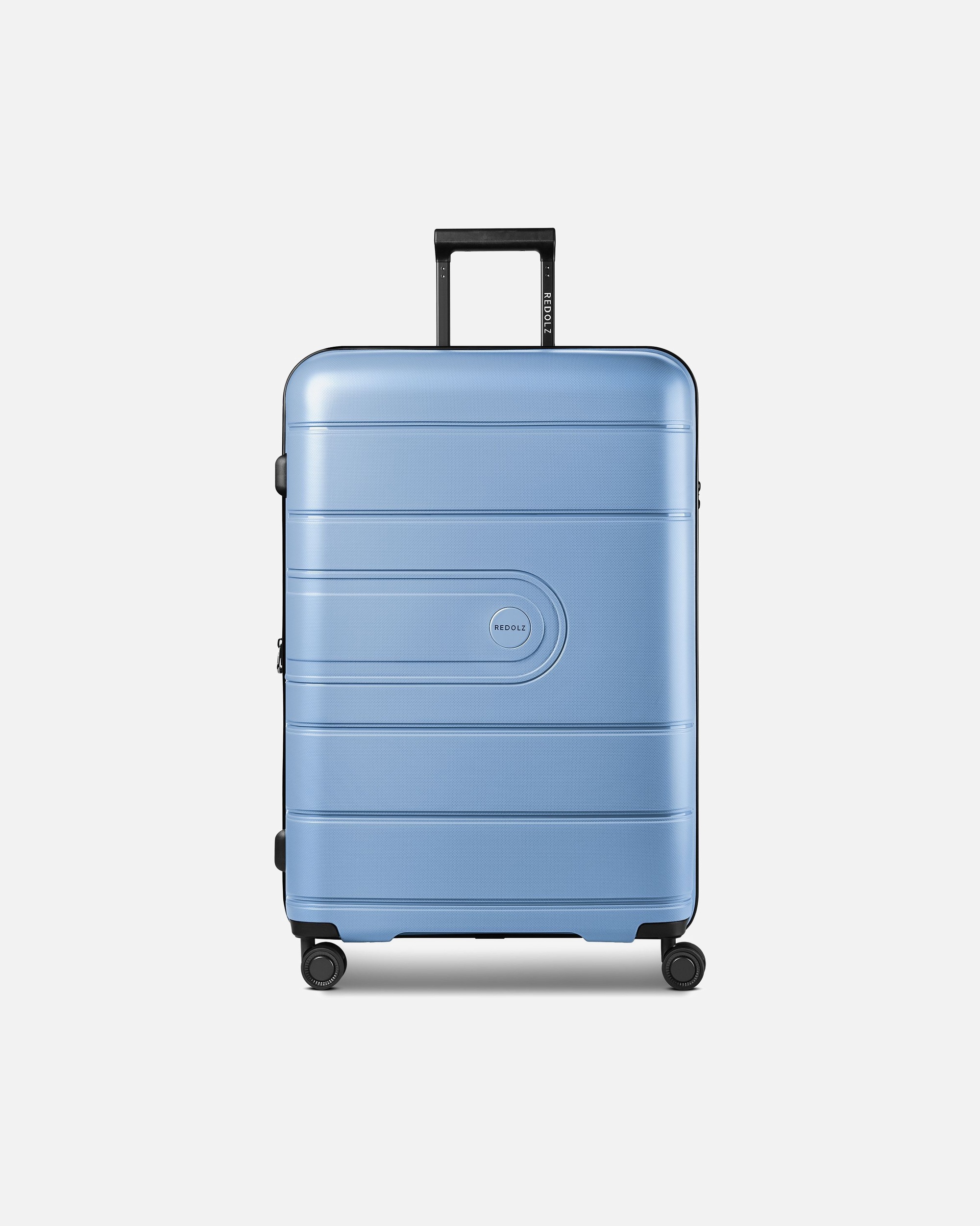 Koffer für Männlich Redolz Essentials 11 4 Rollen Trolley 76 cm mit Dehnfalte cool blue