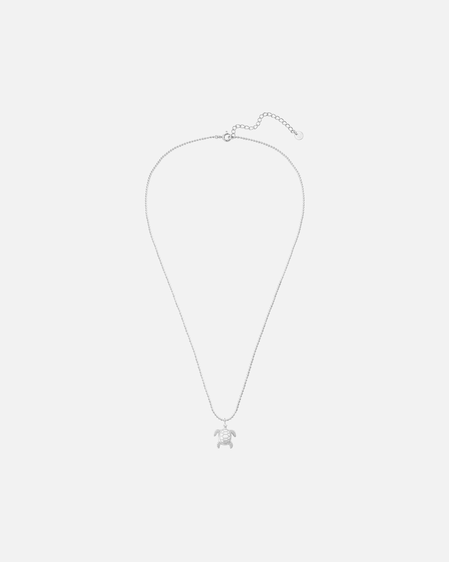 Halskette für Weiblich Glanzstücke München Halskette Schildkröte aus Sterling Silber in silber 40,0 cm Basiskette + 5,0 cm Verlängerung