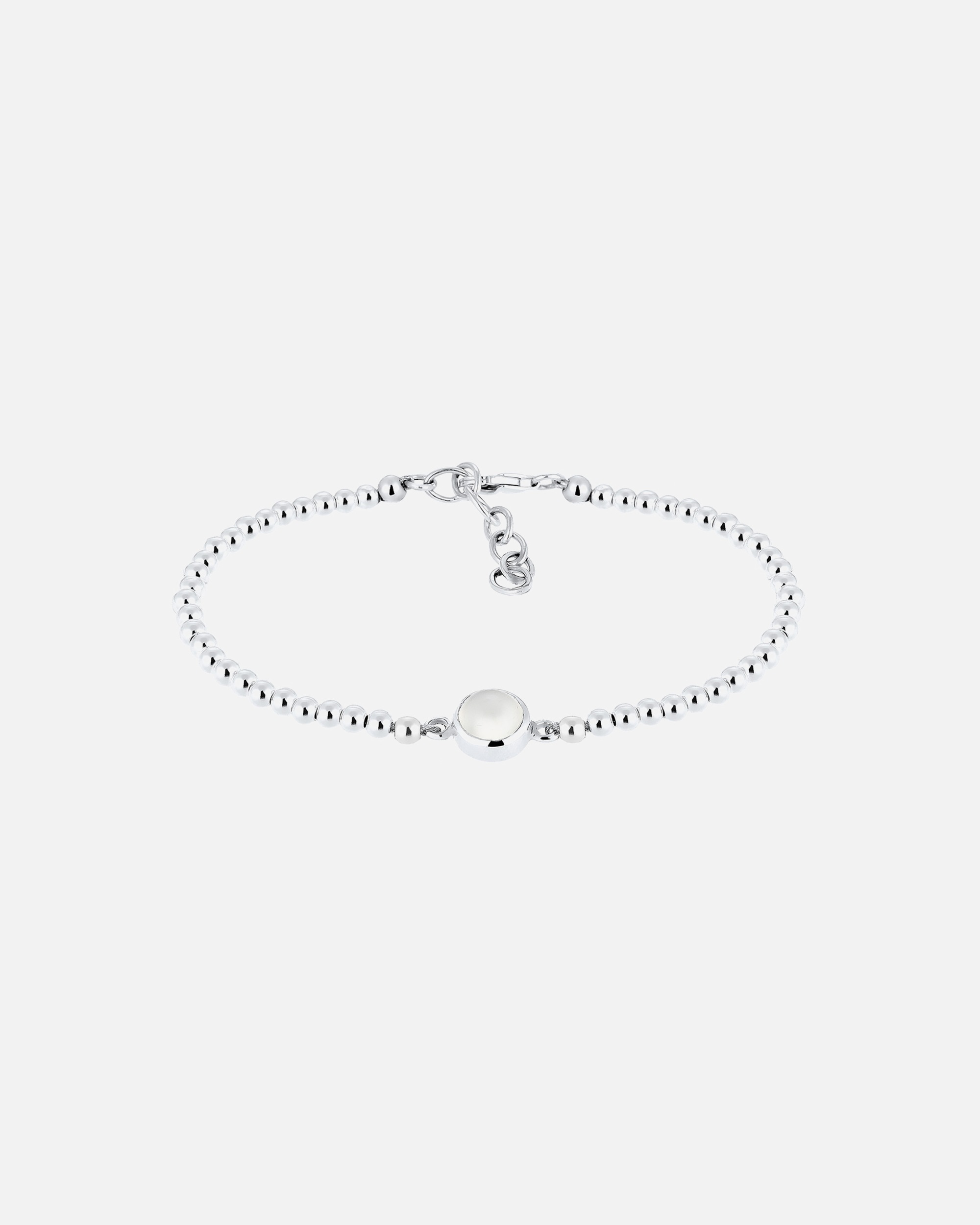Armband für Weiblich Elli Mondstein Kugel Rund 925 Sterling Silber 16