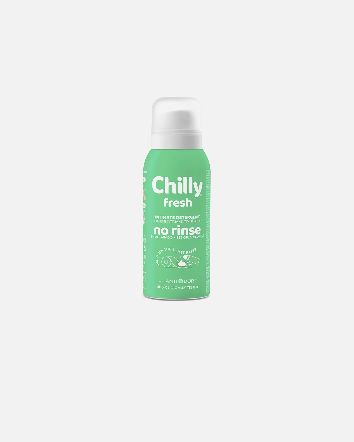 Intimpflege für Unisex Chilly FRESH Schaumspray ohne Abspülen 100 ml