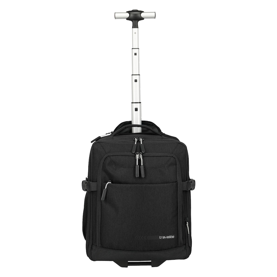 Travelite Kick Off 2 Rollen Rucksacktrolley 40 cm Laptopfach black Schwarz Herren