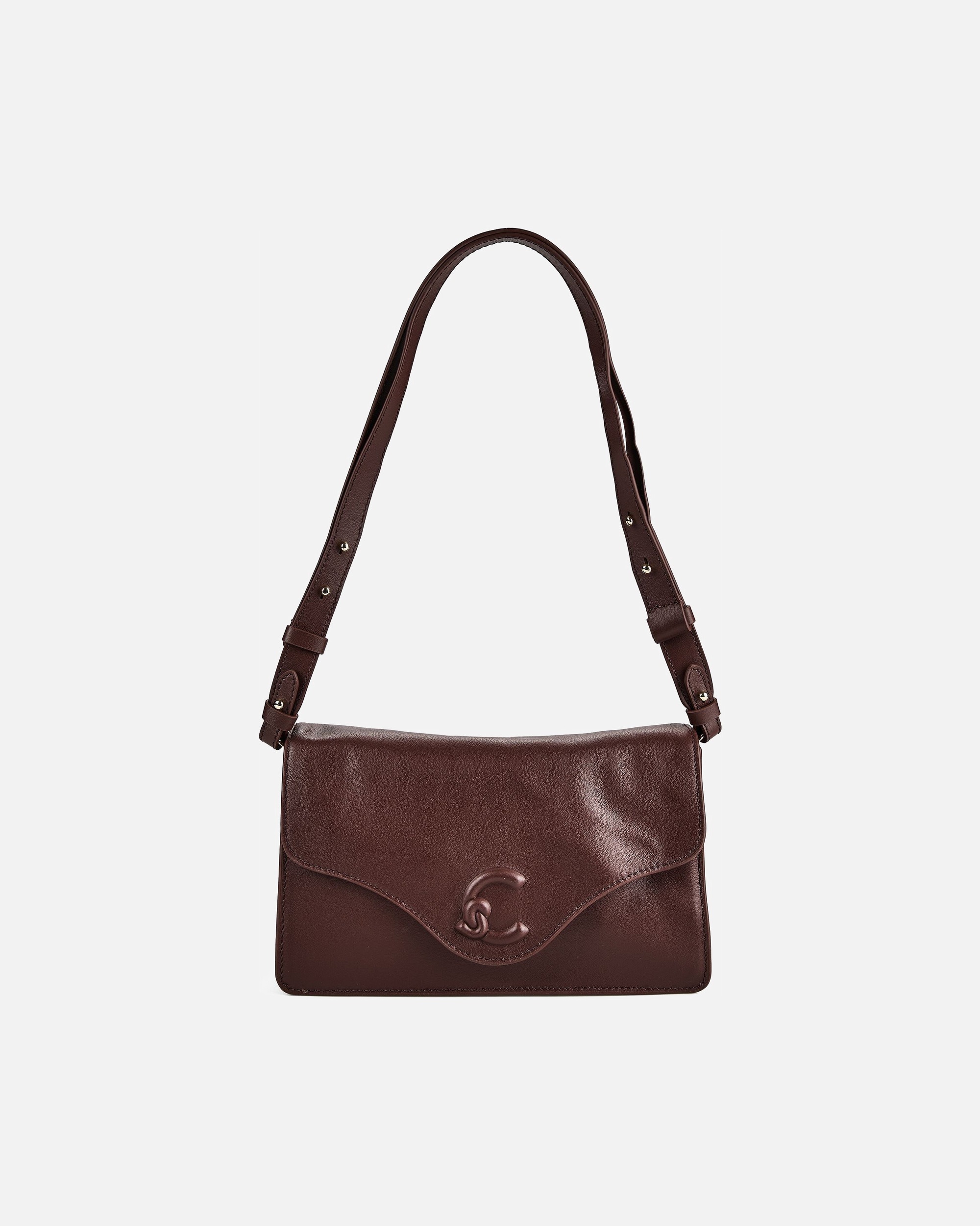 Tasche für Weiblich Coccinelle C-Me Schultertasche berry