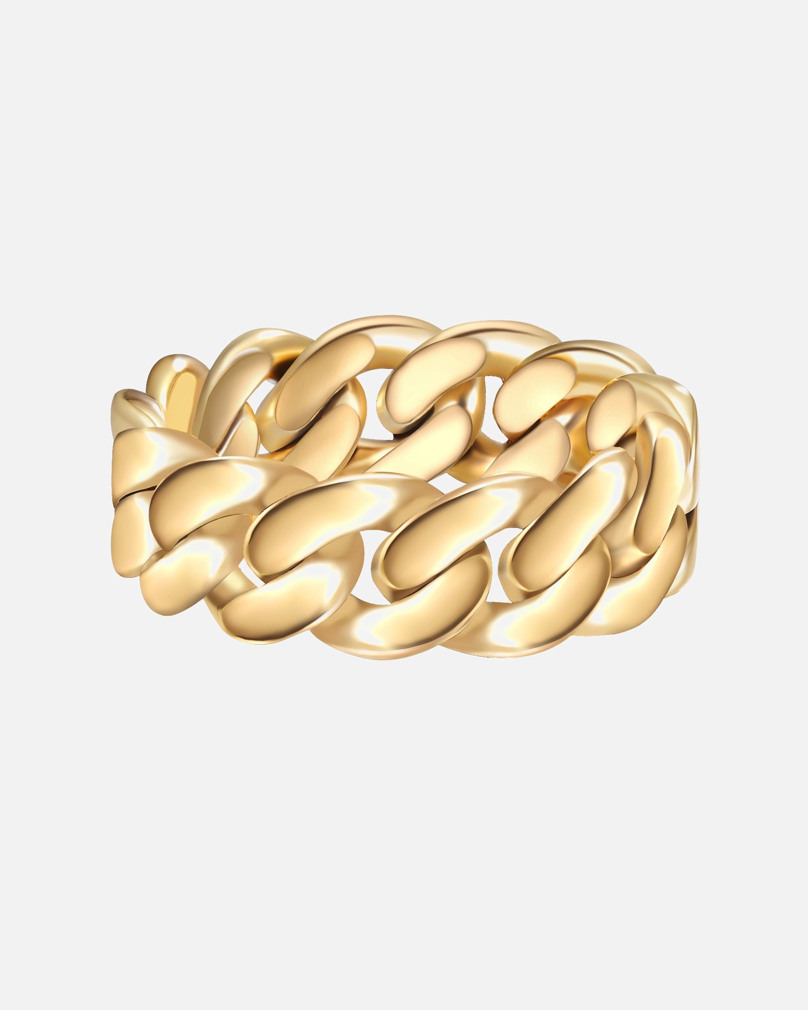 Ring für Weiblich Yokoamii Ring Metall-Legierung in Gelbgold 50