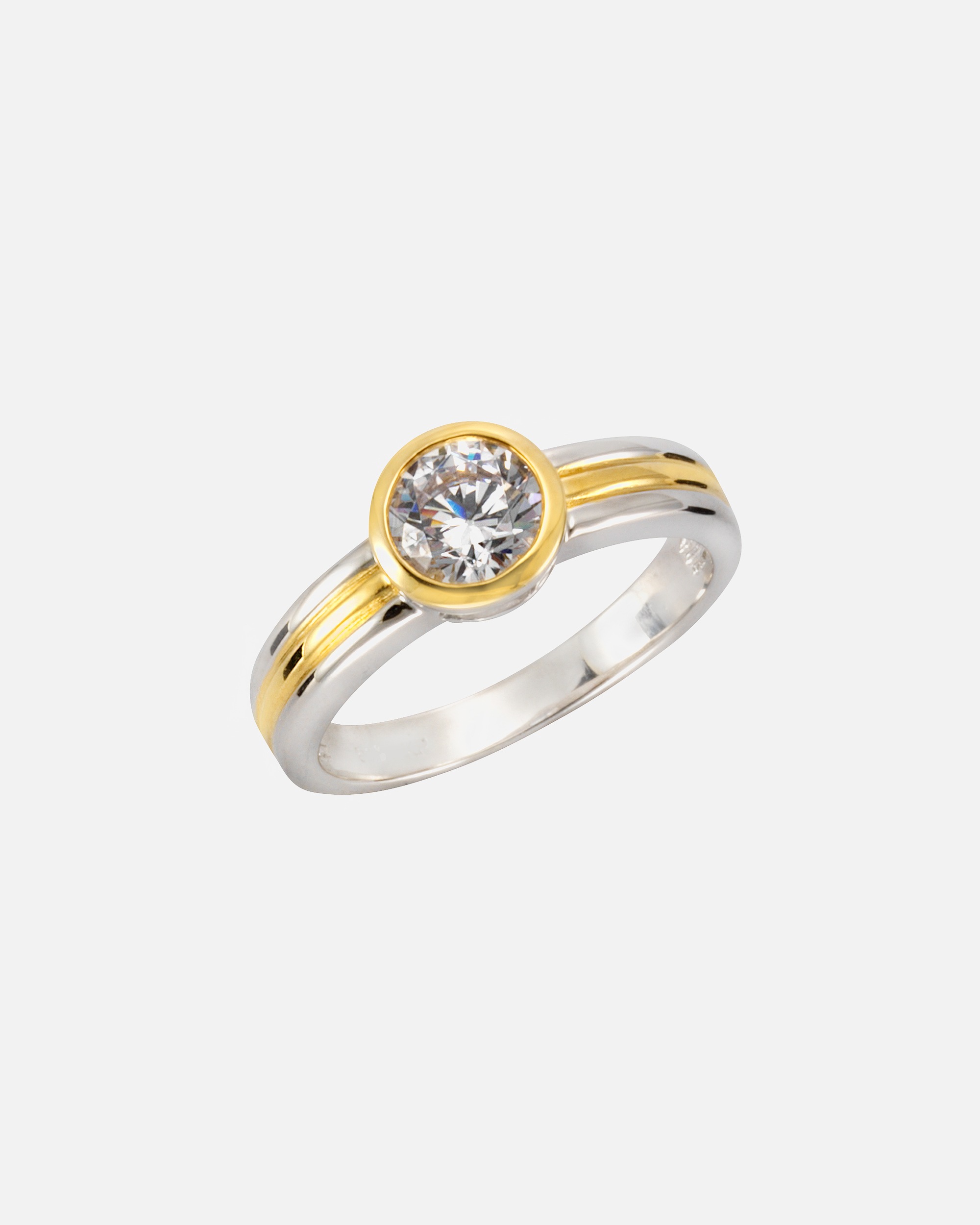 Ring für Weiblich Celesta Ring 925/- Sterling Silber Zirkonia weiß 056 (17,8)